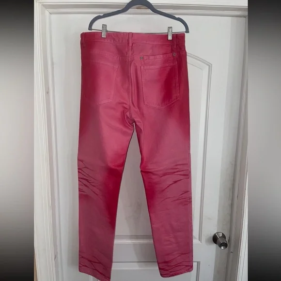 Givenchy straight fit pink jeans